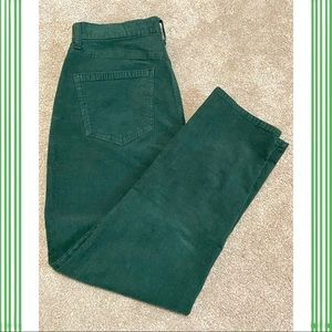 American Eagle Dark Green Corduroy Pants size 6